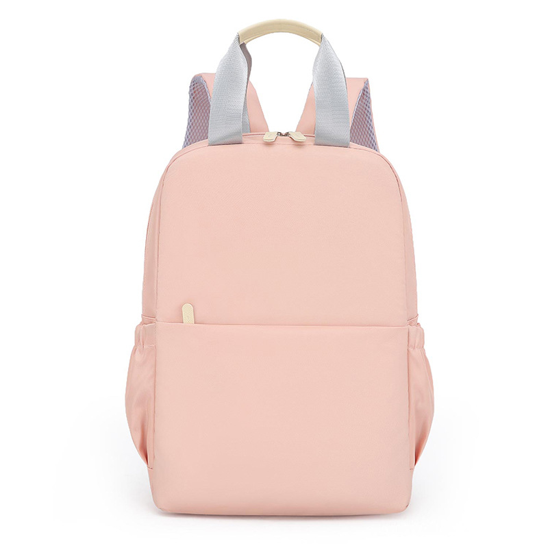 Logotipo imprimible bolsa para computadora portátil mochila de tela Oxford para mujer mochila ligera y simple de 14 pulgadas mochila escolar para estudiantes