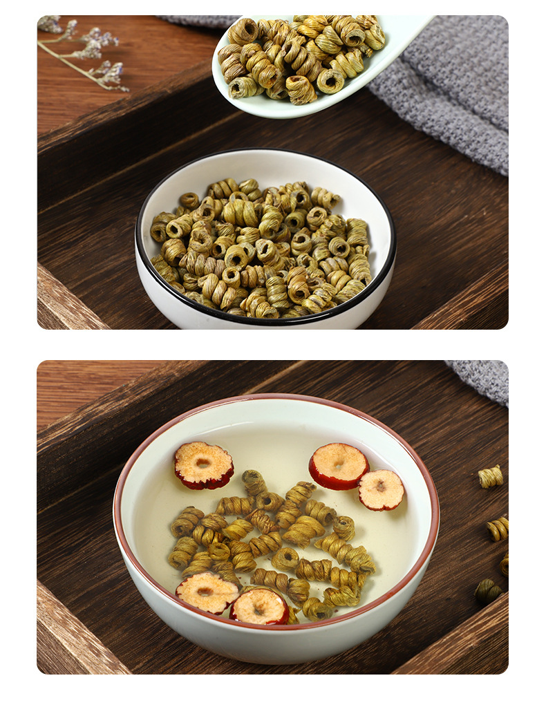 Huo Shan Tie Pi Shi Hu Dendrobium Fengdou Granules 500g Nourishing Herbal Tea Gift specifications