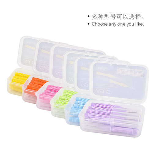 ASUS Type I Interdental Brush Straight Orthodontic Interdental Brush Gap Cleaning Oral Orthodontic Interdental Brush