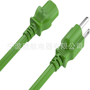 CableLeader 18 AWGͨ���Դ��IEC320 C13 �� NEMA 5-15P,���L��,