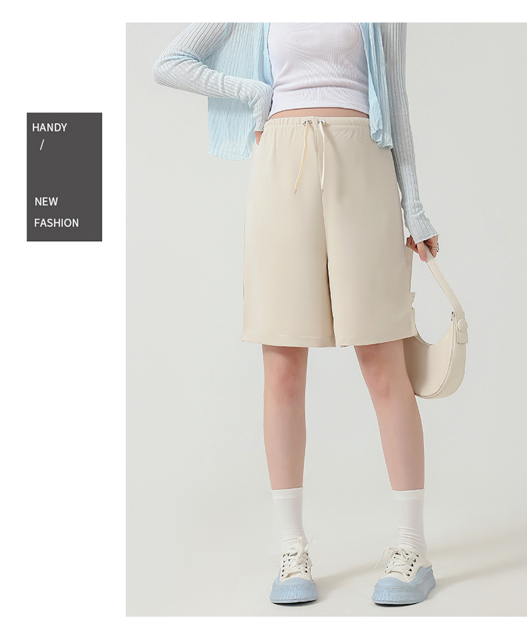 Maternity Pants Summer New Style Ice Silk Bell Bottoms Shorts Outerwear Sweatpants Five-minute Pants Hot Sellers Maternity Pants