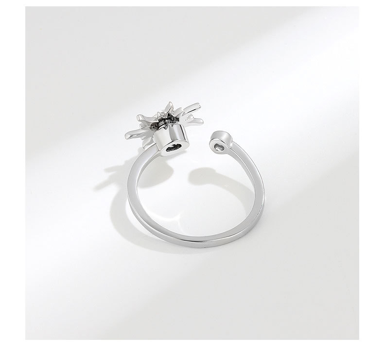 Fashion Geometric Sterling Silver Plating Rings 1 Piece