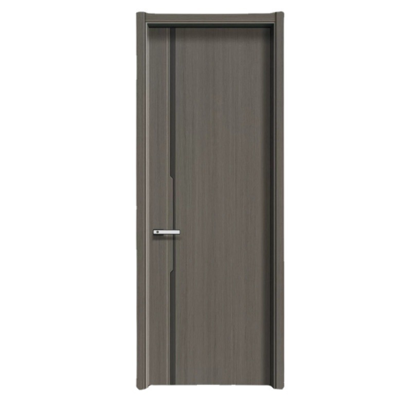 Puertas interiores silenciosas puertas de madera sin pintura puertas ecológicas puertas de hotel puertas de ingeniería compuestas puertas de madera sólida puerta de dormitorio puertas de madera image 6