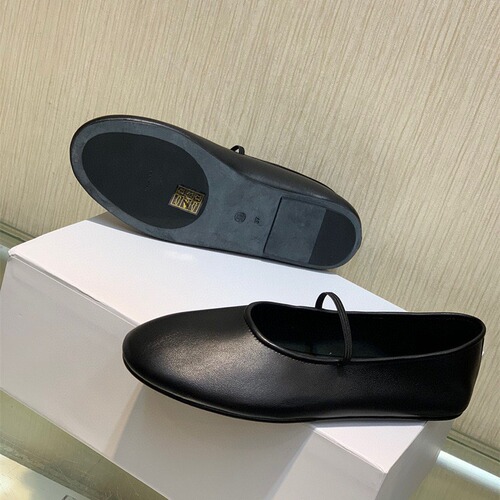 Sheepskin flat ballet shoes, French retro one-strap shallow mouth single shoes, soft and comfortable Mary Jane dance shoes