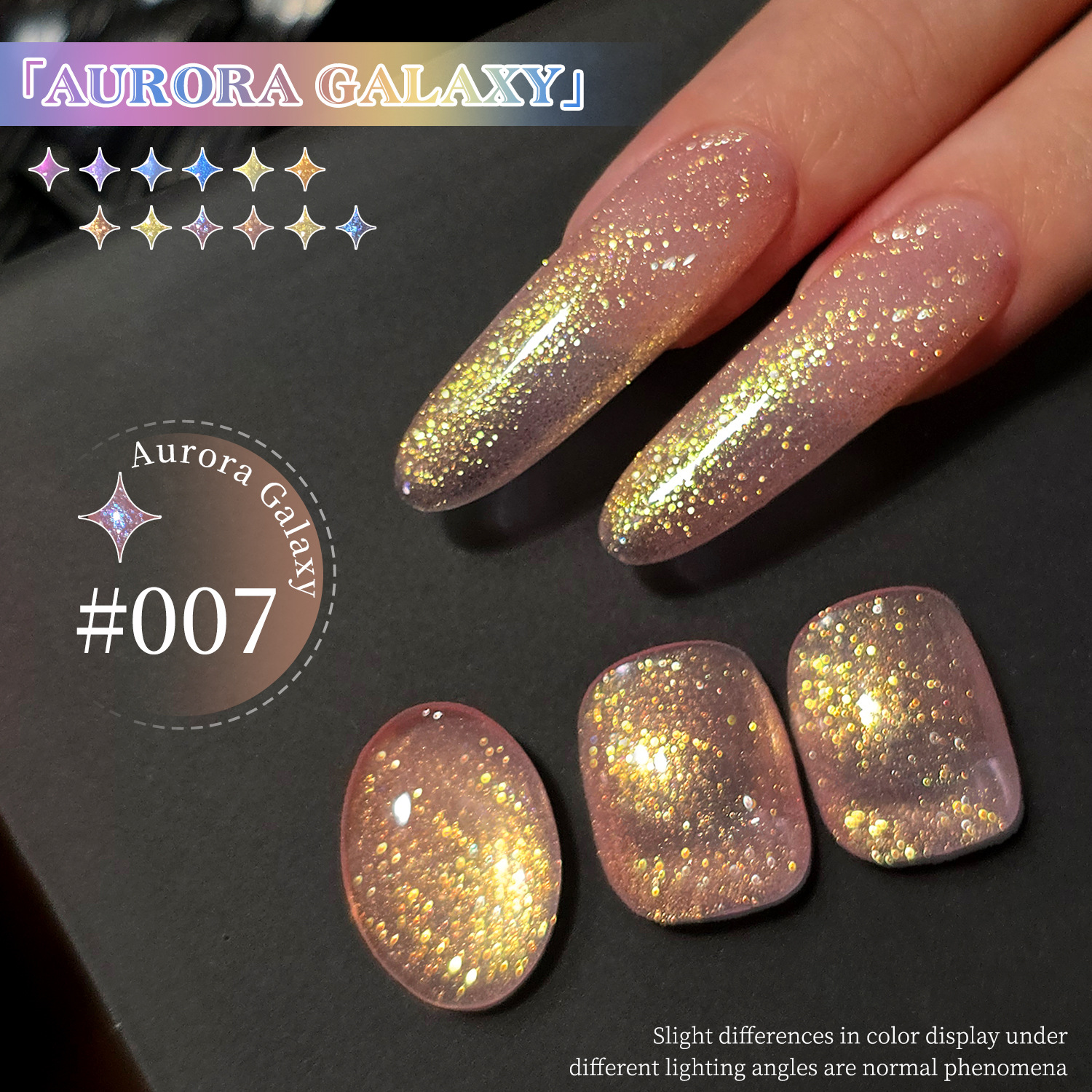 Esmalte de Uñas Gel Aurora Azul Hielo Secado para Salón de Uñas