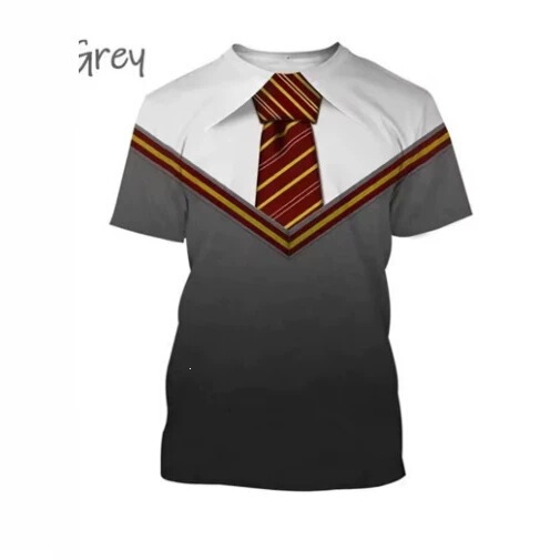 Boys' T-Shirt with Fashionable Swallowtail Design, 3D Printed Short Sleeves, Cute Tie Pattern, Casual T-Shirt, Outdoor Loose Fit