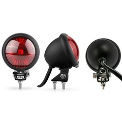 Motorcycle modified LED brake tail light signal light retro universal LED small round tail light suitable for Harley tail light