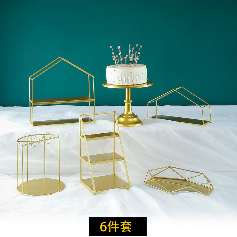 De estilo europeo de la boda decoración de mesa de postre decoración de la tarde té merienda placa bandeja de la torta soporte de exhibición de la Mesa de descanso de té