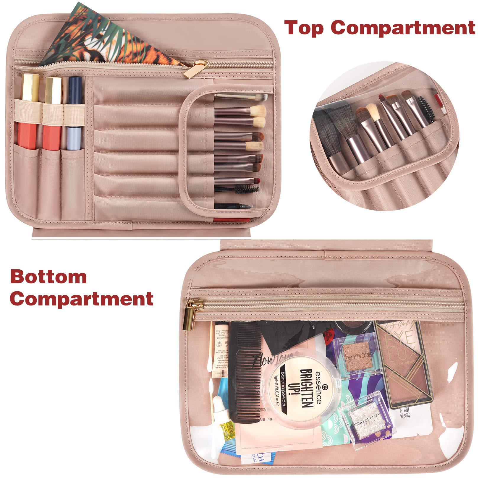 Pu Leather Solid Color Casual Portable Makeup Bag display picture 4