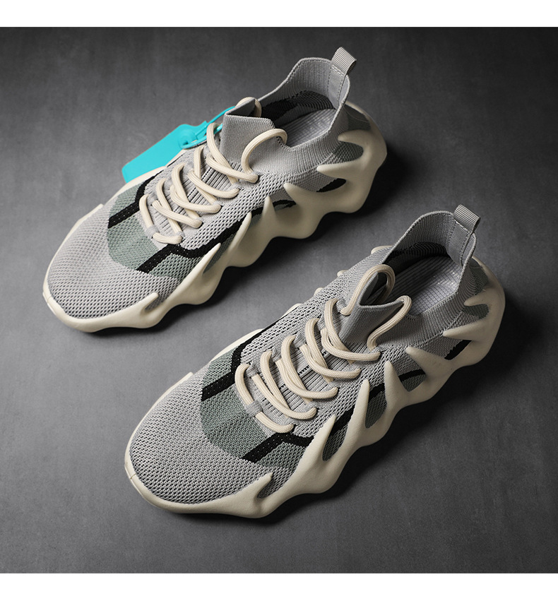 2023 Sommer neue Herren Sportschuhe Studenten Vance Kokosnuss Schuhe atmungsaktiv fliegendes Mesh Casual Running trendige Schuhe_voghion.com