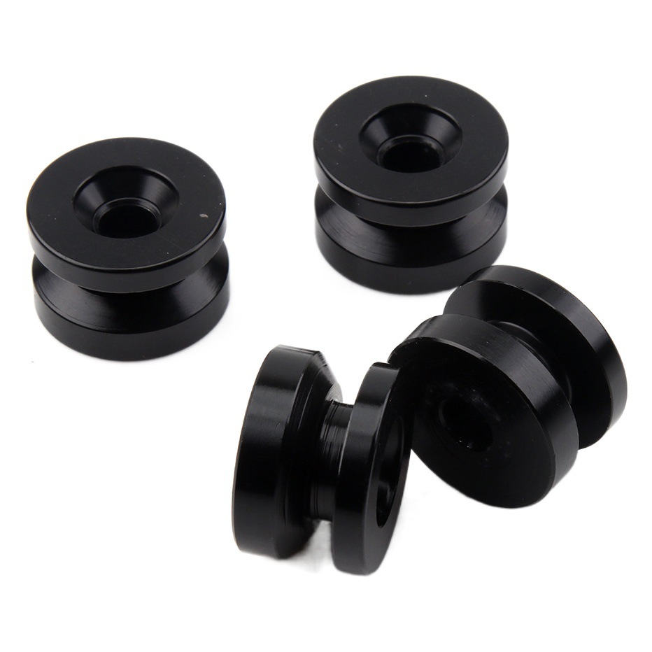 Tronco de la motocicleta universal de liberación rápida cojín del asiento inferior cojín de aleación de aluminio de la motocicleta accesorios de la hebilla del tronco de aleación de aluminio