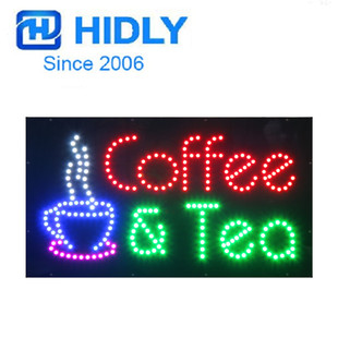 LED coffee tea ABS sign manufacturer coffee shop signboard refreshments cold drink shop signboard