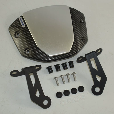 Windscreen Wind Shield, Motorcycle front windshield - carbon-colorwater-transfer-printing-small-windshield