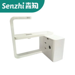メーカー直販シンプルスタイルledライト付きロッカーと手枕集塵器白いネイルテーブルネイルキャビネット