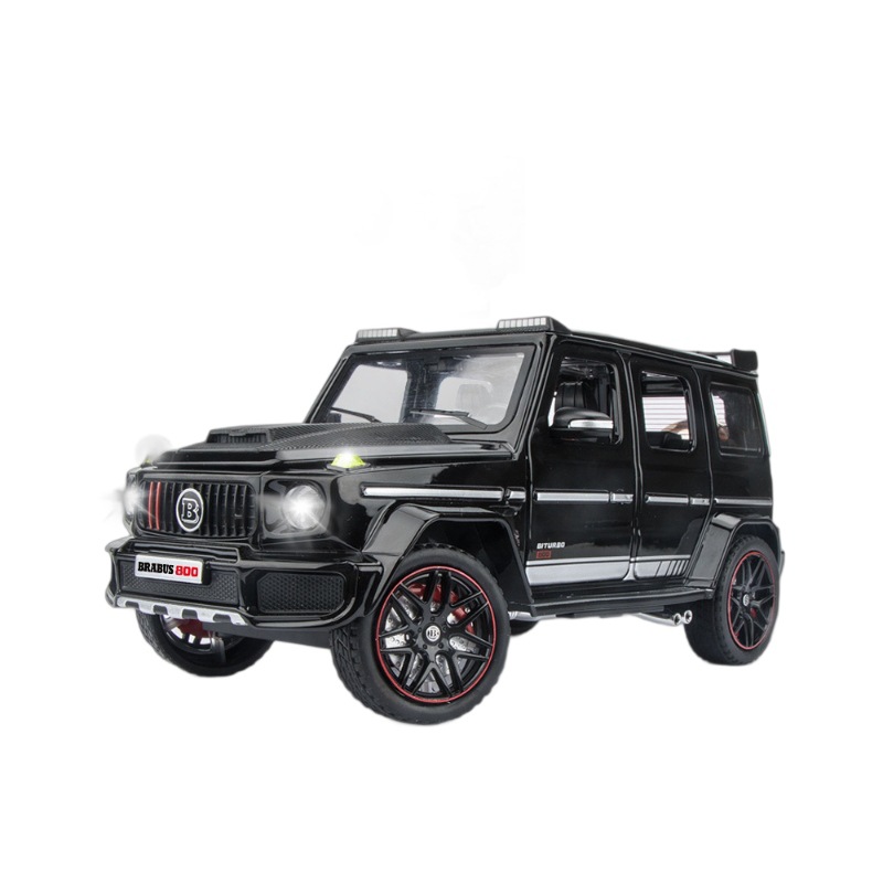 (2개) JIANYUAN 1:24 STAR TOP BABOS G800 모델 합금 오프로드 차량 모델 쉐이크 보이스 라이브 추천 국경