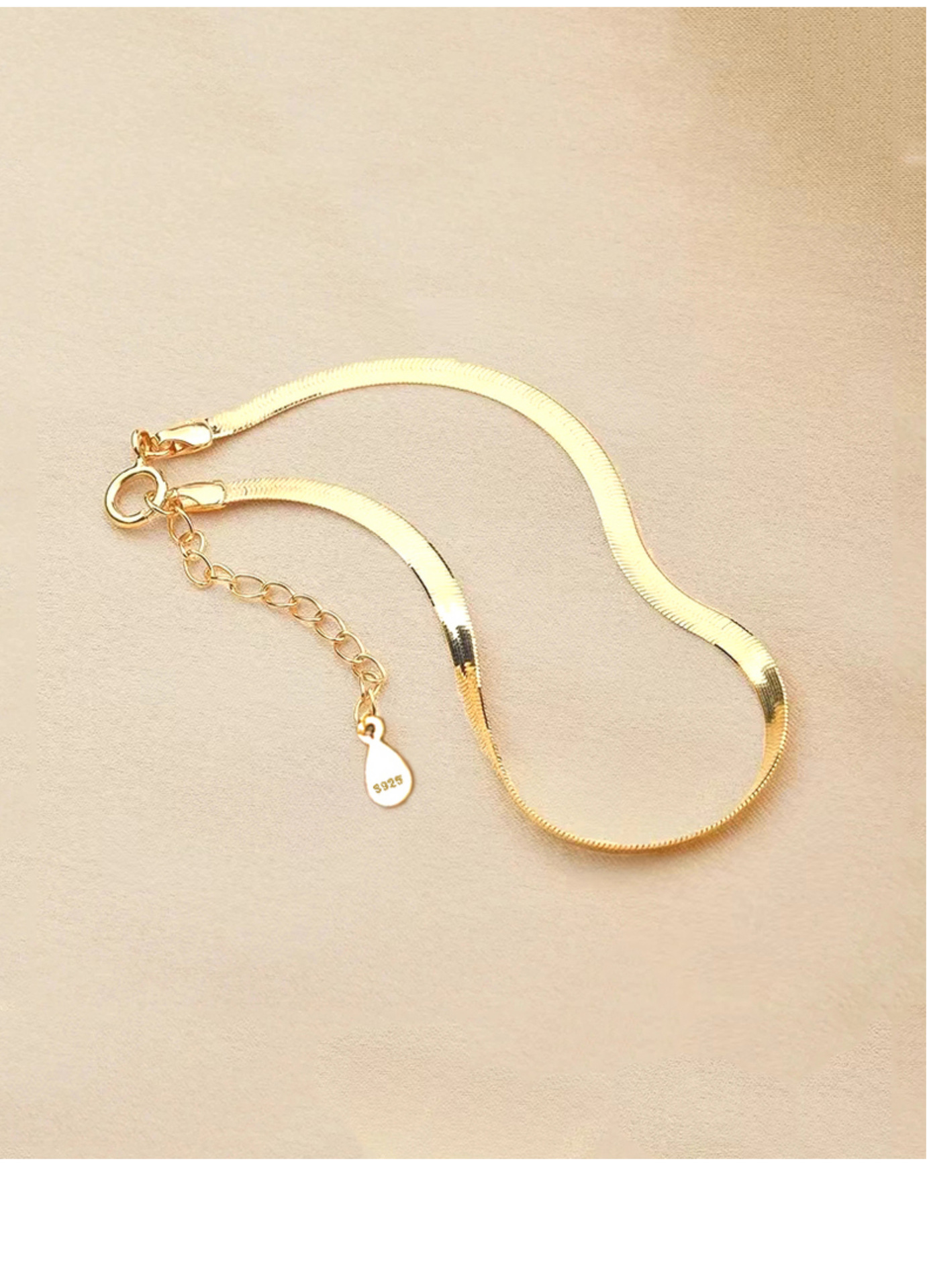 5g Weight Bracelets Classification 925 sterling silver Chain Material 1 Piece Quantity Holiday, Daily Occasion 925 Sterling Silver Material Geometric Pattern Women's Gender Plating Design Simple Style, Classic Style Style 925 Sterling Silver Bracelets Simple Style Classic Style 2