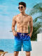 Men's Quick-drying Beach Pants Five European and American Swimming Trunks Black Cross-border plus size Casual Shorts in stock Printable LOGO