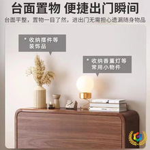 翻斗鞋柜实木收纳省空间小户型简易鞋架子家用门口入户玄关鎏