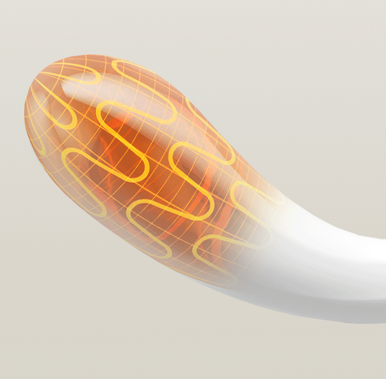 Jiuai Xiaoyueya App-Controlled Warming Vibrator for Women, Pink or White — detail image 41