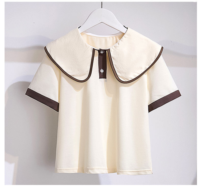 Girls' College Style Two-piece Set For Summer Leisure Outfits_voghion.com