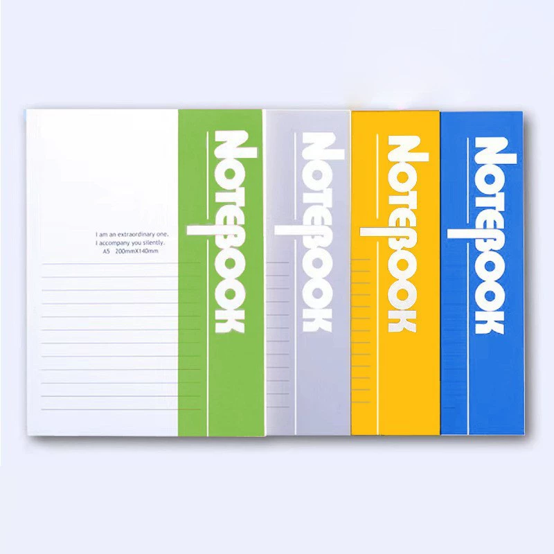 Notebook A5, increased thickness for elementary students, multiple page counts (32–172 pages)