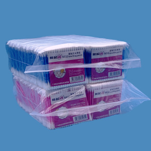 High-quality beauty ear picking household new starting point wooden cotton swab disposable double-headed plastic high-quality cotton swab