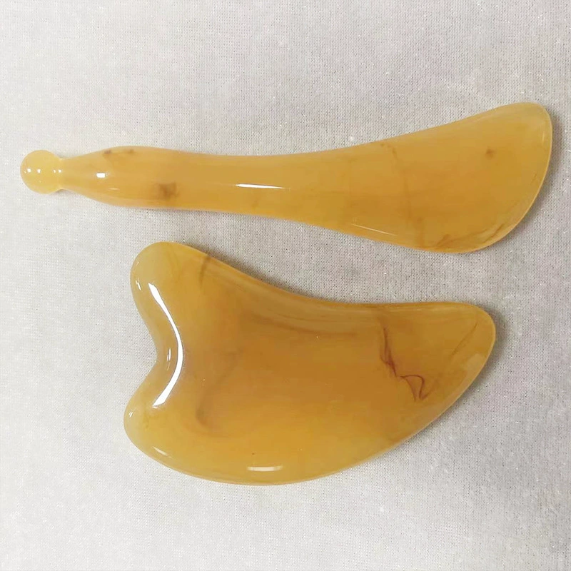 Horn_scrape_plate dialing ribs Facial resin Face, Face Division, Make a Beauty Baseball Delta Cardiac Scraping Tablets
