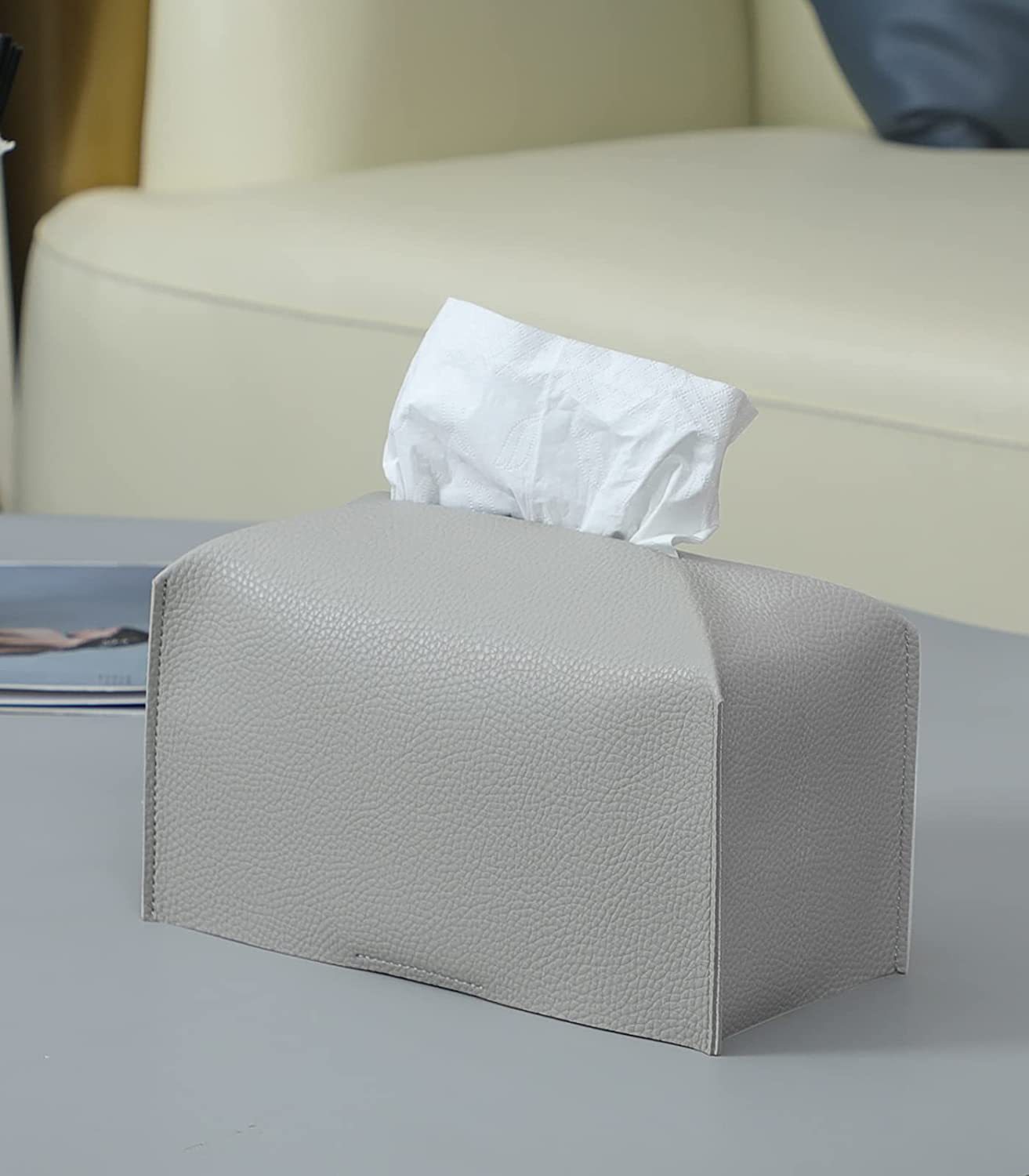 Creative Leather Tissue Box