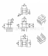 EE12���l׃�����ľ�Ǽ���ʽ5+5��ž�8.5mm�Դ����HXL-EE12.7