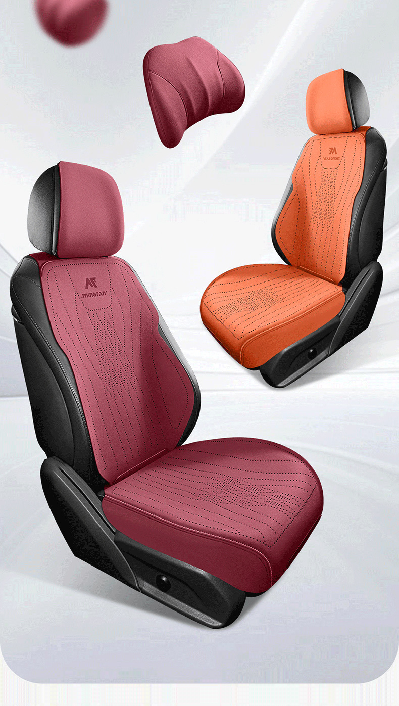 Saddle Cushion Car Cushion Advanced Suede Seat Cover Small Man Waist Four Seasons Half Pack Suede Ventilated Seat Cushion Wholesale