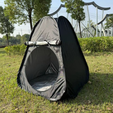 户外室内银胶遮光感官儿童安全屋黑色感官帐篷折叠速开亚马逊