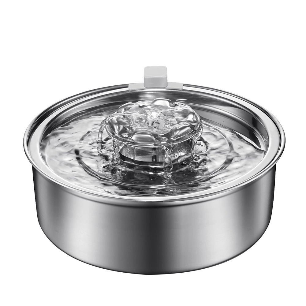 Amazon de acero inoxidable inteligente para bebidas de mascotas 3.2L filtro de circulación automática de gran capacidad alimentador de agua para gatos y perros