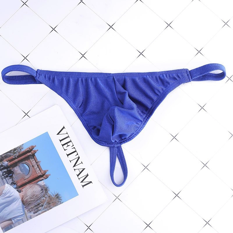 Мужские сексуальные стринги G-string европейского стиля, плавательная ткань, низкая талия — разные цвета и размеры