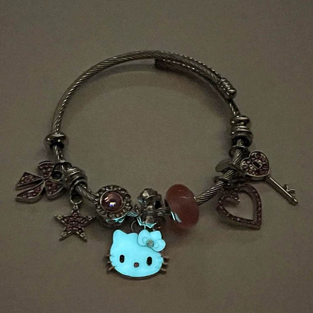 (Кросс-бортовая торговля), Hello Kitty, модный милый браслет, кулон, аксессуар, DIY