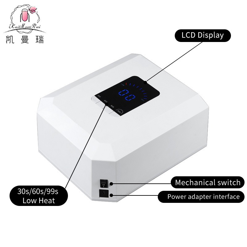 268W alta potencia manicura luz 7800mAh larga duración manicura luz de fototerapia manicura tienda de manicura luz de pegamento de manicura horneado luz transfronteriza