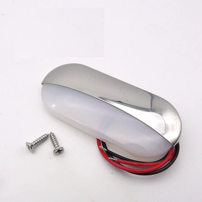 Ceiling Lights, Hallway Lights, Avtomobil ehtiyat hissələri - e013107-white-light-stainless-steel-12v
