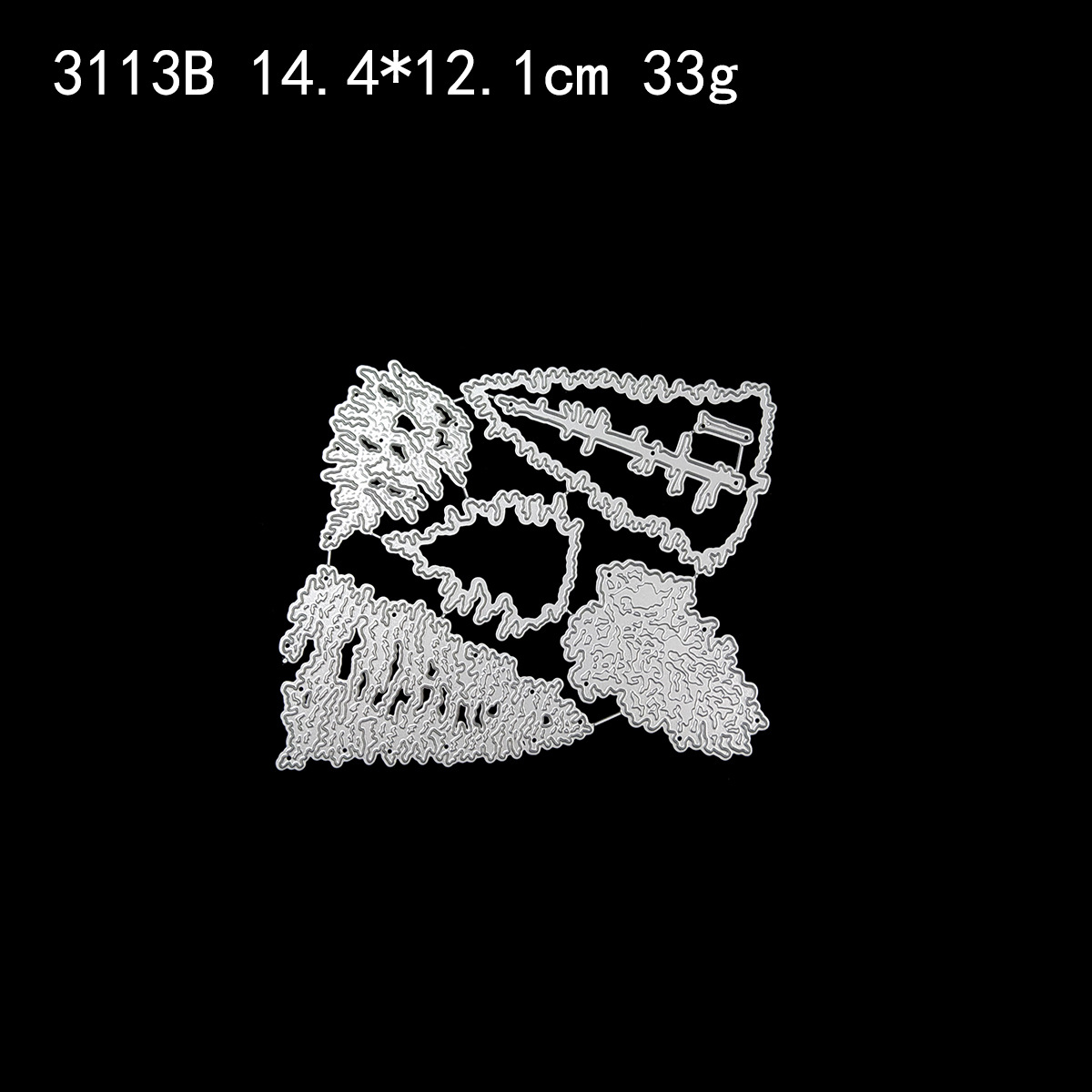 Caña de pescar DIY cuchillo molde corte muere álbum de recortes grabado cuchillo molde mano cuenta Material productos transfronterizos