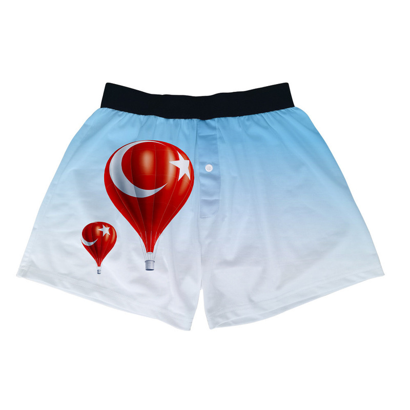 Cross-border European Cup Men's Boxer Breathable Boxer Youth Mid-waist Slim-fit Cotton Underwear