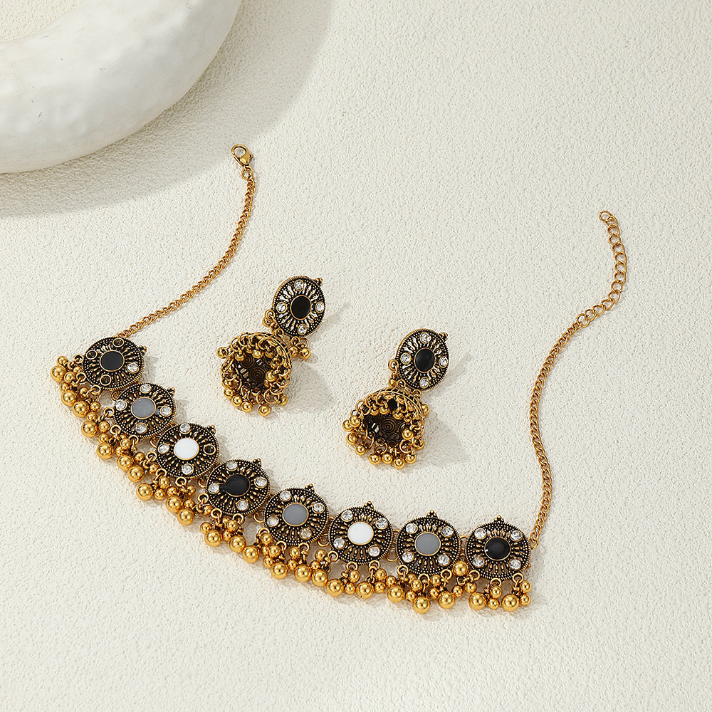 Set collana e orecchini in metallo gioielli di moda per donna_voghion.com