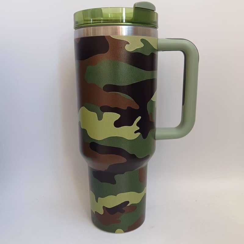 クロスボーダー Amazon 40oz 第二世代ハンドル ステンレス製保温保冷カップ 40oz 迷彩シリーズ|undefined