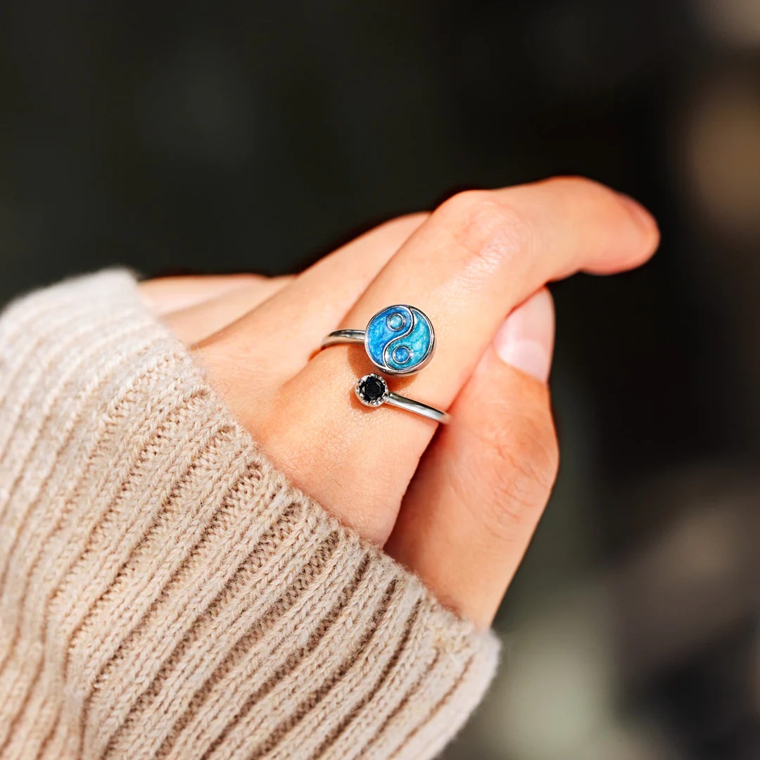 Holiday Occasion 925 Sterling Silver Gossip Open Rings