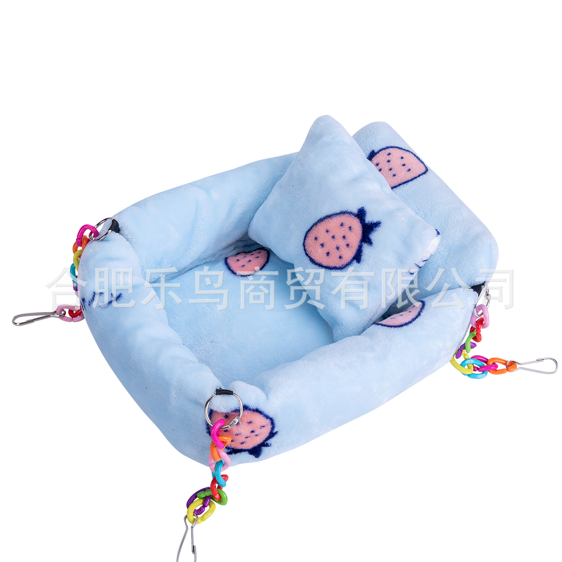 Loro hamaca hamster oso dorado totoro bolsa de miel hamaca colgante nido colorido cadena colgante nido amazonas transfronteriza