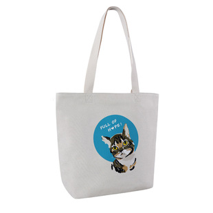 Short plush portable ip original brand joint bag shoulder bag micro fleece tutoring bag tote bag full plate printing