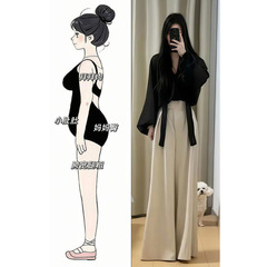 春夏套装女2025新款气质百搭法式高级感衬衫高腰显瘦休闲裤两件套