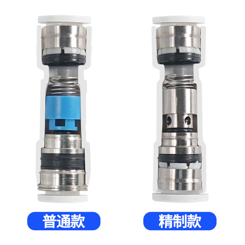 AKH06-00 Air Check Valve with Spring Single-Direction Air Valve Gas 06 Vacuum 08 Circuit 10mm 12