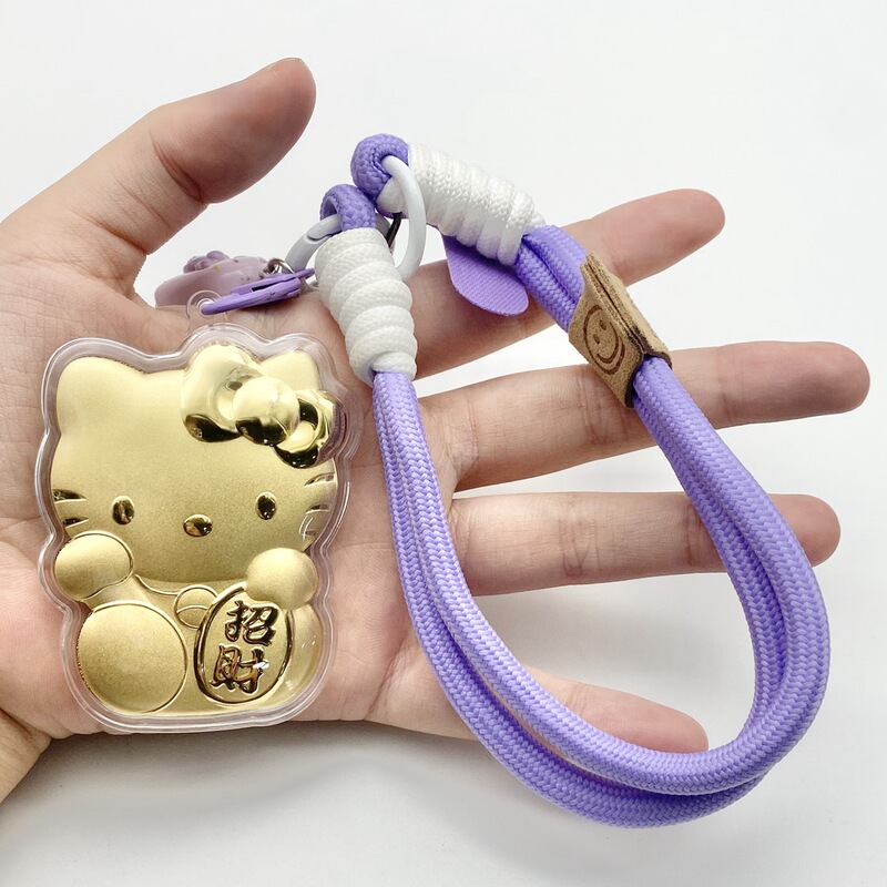 水貝人気ラブブゴールドキーホルダー LABUBU バッグペンダントパンダペンダント携帯電話チェーン漫画卸売|undefined