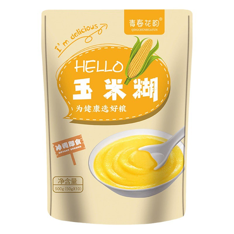 Оригинальная кукурузная паста 500 г заменитель еды порошок кукурузный порошок крупы завтрак каша Замена еды
