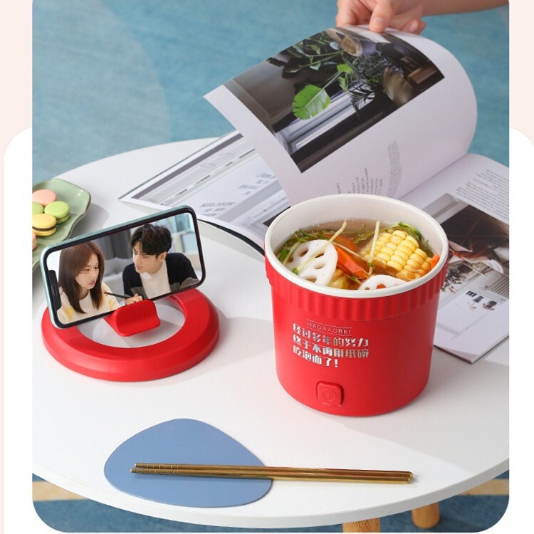 多機能ミニ電気調理器、小型寮学生鍋、オールインワン家庭用インスタントラーメンボウル、小型電気調理器、中華鍋、電気鍋|undefined