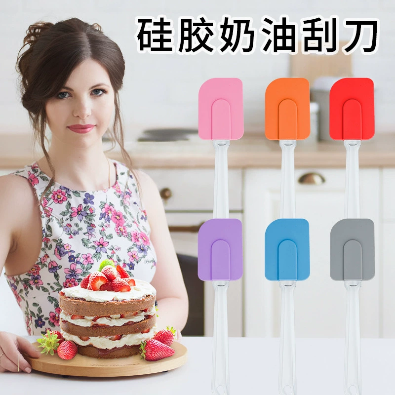 Сливочный шпатель Высокая термостойкость пищевой силиконовый мягкий шпатель для выпечки сливки лопата для торта
