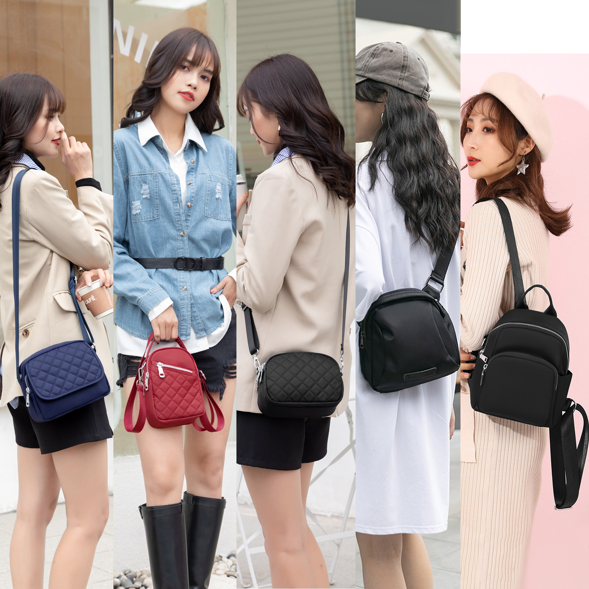 Bolso de hombro de mujer bolso de hombro de fábrica de venta directa 2025 nuevo logotipo de moda casual bolso de mujer bordado